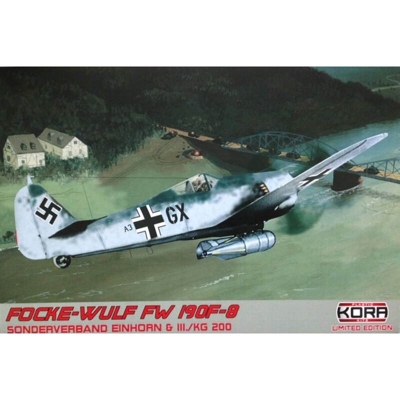 Kora Modellbausatz Focke-Wulf Fw-190F-8 III.KG 200 (3 x camouflage