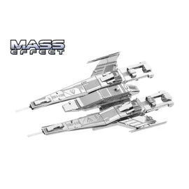 MetalEarth: MASSE WIRKUNG / ALLIANCE FIGHTER 8.1x5.1x2.5cm, Metall 3D Modell mit 1 Blatt, auf Karte 12x17cm, 14+