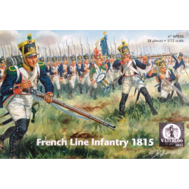 Französisch Linie Infanterie 1815 x 58 Stück Figur