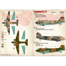 Decal Lisunow Li-2 1. Li-2 