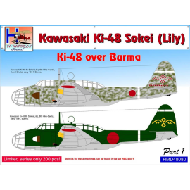 Decal Kawasaki Ki-48-Ib / Ki-48-IIb über Birma, Pt.1 
