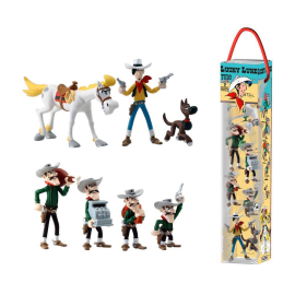 Lucky Luke Minifiguren 7er-Set Characters 4 - 10 cm Figurine