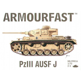 Pz.Kpfw.III Ausf. J: Satz schließt 2 Schnappen zusammen Panzer-Bausätze ein Modellbausatz