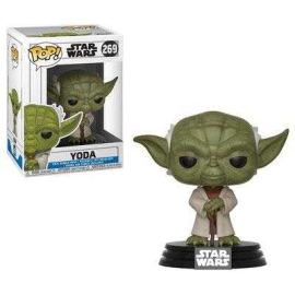 Star Wars Clone Wars POP! Vinyl Wackelkopf-Figur Yoda 9 cm Pop Figuren