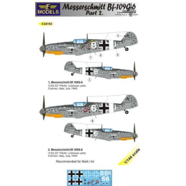 Decal Messerschmitt Bf-109G-6 Comiso Teil 2 