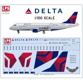Decal Embraer 175 Delta-Verbindung 