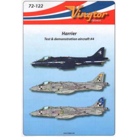 Decal BAe Harrier - Test & Demonstrationsflugzeug # 4 
