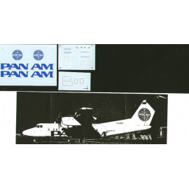 Decal Dash 7 PAN AM EXPRESS N42RA Decal für Zivilflugzeug