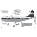 Boeing B377 Stratocruiser BOAC final scheme Blue tail allemand regis