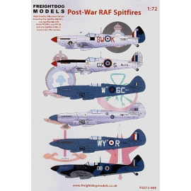 Decal Post-War Supermarine Spitfire pt 1'. This includes 6 RAF options 1945-50. Supermarine Spitfire Mk.IX Supermarine Spitfire 
