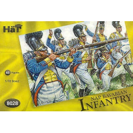Napoleonische bayerische Infanterie 48 Infanterie. Figur
