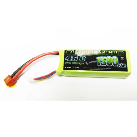 Battery LiPo Black Lithium 1500mAh 45C 3S 