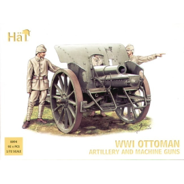 4 x 1.WK osmanische Artillerie und Maschinengewehre. Beschreibung - 4 Kanonen 8 Maschinengewehre und Besatzung. Besteht aus 10.5