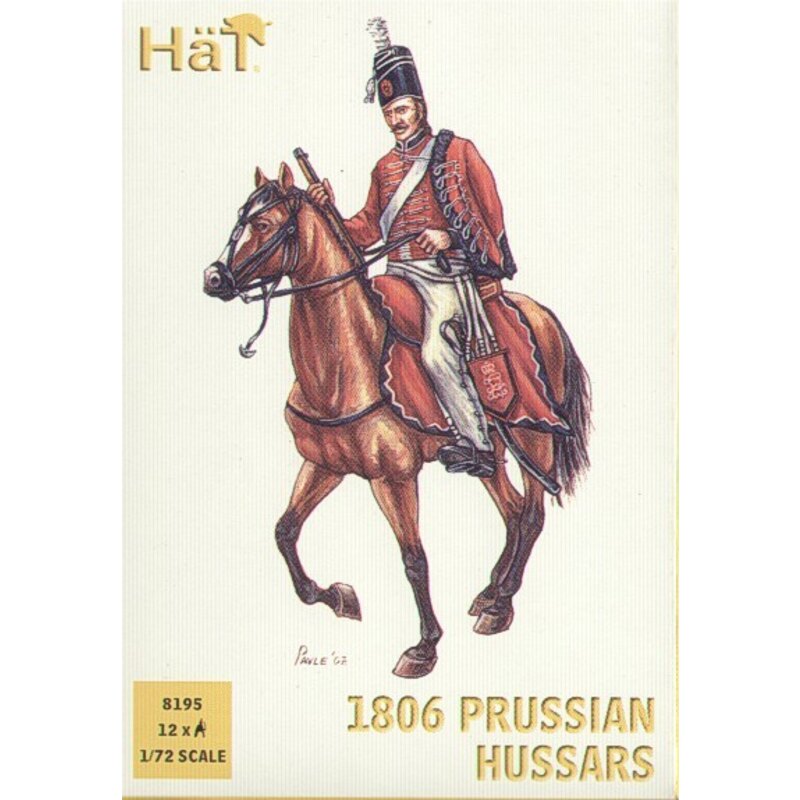 Napoleonische 1806-Preuße-Husaren Figur