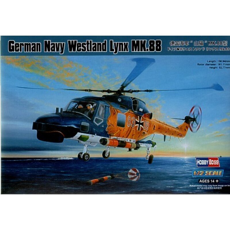 Hobby boss Modellbausatz Westland Lynx Mk.88 German Navy