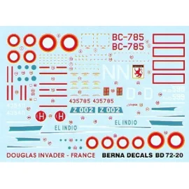 Martin B-26C Invader France (4) BC-785 E.R.P 2/19 Armagnac Tourane 1954 599/N E.R.P.1:32 Armagnac Oran-la-Senia 1963 435411/LH G