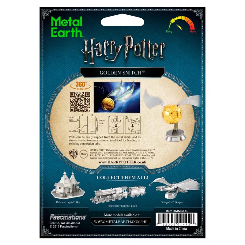 Metal earth Metallmodell Harry Potter - Goldener Schnatz