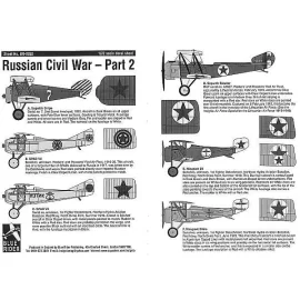 Russian Civil War 1917-22 Part 2. Sopwith Snipe Spad VII (2) Sopwith 1¬? Strutter Nieuport 23 & 24bis of Red Air Fleet