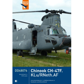 Decal Boeing Chinook CH-47F KLu / RNeth.AF 