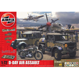 D-Day Air Assault Geschenkset zum 75-jährigen Jubiläum (Geschenk- oder Starter-Set mit Farben, Pinsel und Polyzement) 