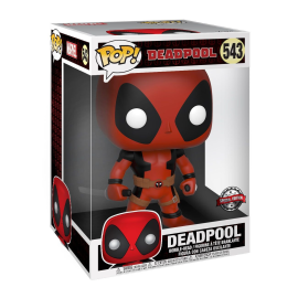 Deadpool Super Sized POP! Vinyl Figur Zwei Schwert Red Deadpool 25 cm Pop Figuren
