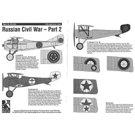 Russian Civil War 1917-22 Part 2. Spad VII Nieuport 23 & Nieuport 11:16 of Red Air Fleet.