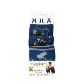 Harry Potter packt 3 Paar Chaussettes Ravenclaw
