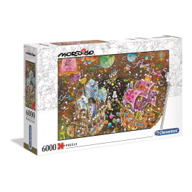 Puzzle Mordillo 6000 Stück - Der Kuss 