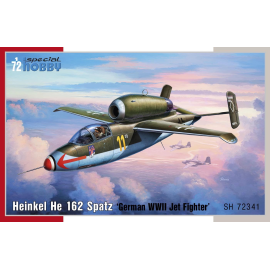 Heinkel He-162A Spatz 'Deutscher Düsenjäger des Zweiten Weltkriegs' Der Heinkel He 162A Spatz sollte sich den zahlreichen Wunder