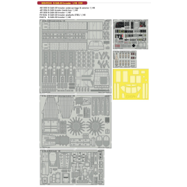Douglas B-26B-50 Invader 1/48 (zur Verwendung mit ICM-Kits) Dieses BiG-Ed-Set enthält alle diese Eduard-Sets ..... ED481003 Doug