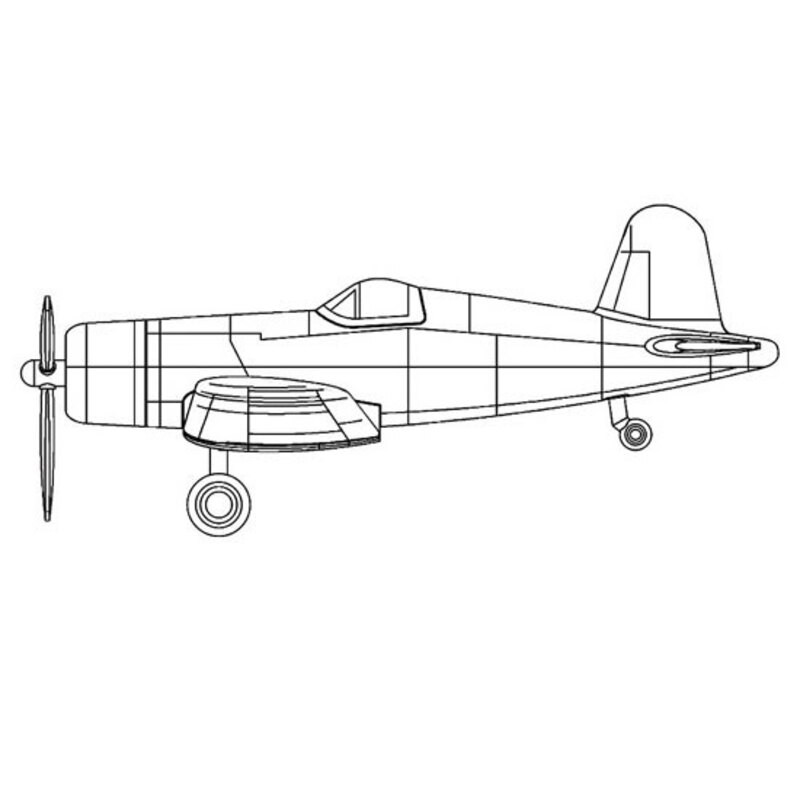 F4U-4 CORSAIR (vorlackiert) 0 Modellbausatz