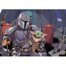 Star Wars Das mandalorianische Cartoon-Puzzle (1000 Teile) 