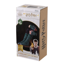 Harry Potter: Slytherin Slouch Socken und Fäustlinge Strickset 