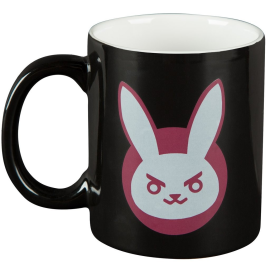 Overwatch: D.VA Ceramic Black and Pink Mug 