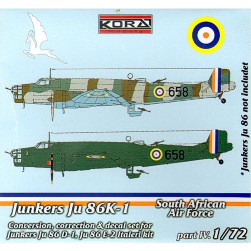 Junkers Ju 86K-1 südafrikanischer Luftwaffe - Teil IV (Itaeri Bausätze)