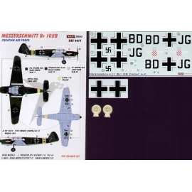 Messerschmitt Bf 108B (Croatian Air Force) with wheels (für Eduard kits)