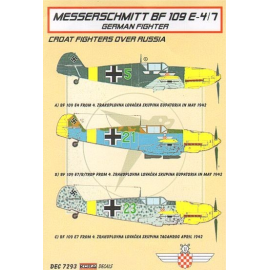 Decal Messerschmitt Bf 109E-4/7 (Croatian Air Legion) 