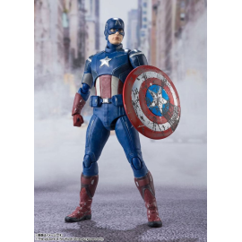 Avengers Figur SH Figuarts Captain America (Avengers Assemble Edition) 15 cm Actionfigure