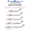 Douglas DC-9/MD-80/MD-82/MD-90 SAS allemand Norwegian registered colour schemes