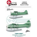 de Havilland Canada DHC-2 Beaver and de Havilland Canada DHC-3 Otter Wideroe. Includes masks for the windows (für Hobbycraft kit