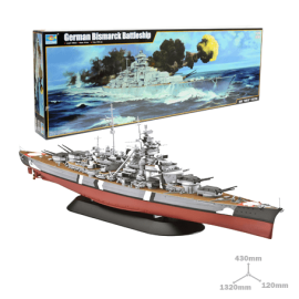 Bismarck 1941 Bismark (Upgrade-Set separat erhältlich siehe Punkt TU06627) Modellbausatz