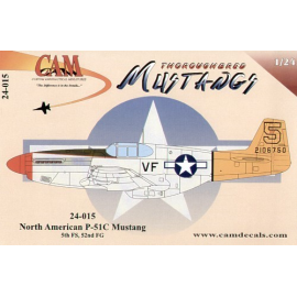 Decal North American P-51C Mustang (1) 42-106750 VF-5 5FS/52FG Italy 1944 