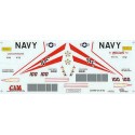 Grumman F-14A (1) 161621 NF/100 VF-154 Black Knights USS Independence 1996 double sheet