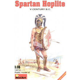 Spartan Hoplite V Jahrhundert B.C. Historische Figuren