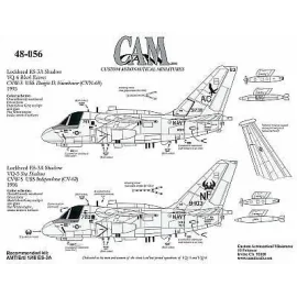 Lockheed S-3A Shadow (2) 159738 AC/63 VQ-6 USS Dwight D. Eisenhower 1995 159403 NF/720 VQ-5 USS Independence 1996