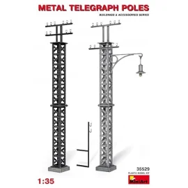 Metall Telegrafenmaste