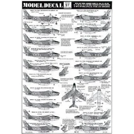 Decal Royal Air Force. Canadair F-86 Sabre F.4 XB590/V or XB984/K both 3 Sqn XB770/L or XB775/M-B both 4 Sqn XB995/W or XB535/L 