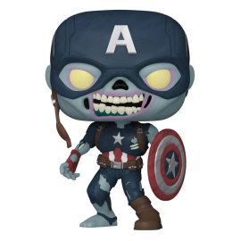 Staunen Sie, was wäre, wenn ...? POP! TV Vinyl Figur Zombie Captain America 9 cm Pop Figuren