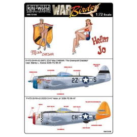 Decal Republic P-47D-28-RA Thunderbolt 42-28972 2Z-S 'Miss CAESAR / THE Greenpoint Gladiator' Captain Stanley L. Koslow 