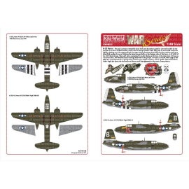 Decal Douglas A-20 Chaos. A-20G, Havoc 43-9224 F6-E - 5H-E 'Miss Laid' der 410. BG, Frankreich, Juli 1944 - A-20G-45, Havoc 43-2